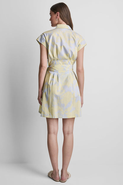FLORAL PRINT SHIRT DRESS