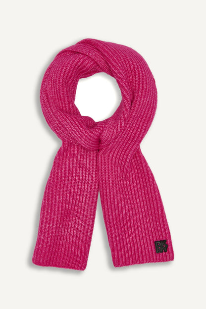 SHAKER STITCH RIB SCARF