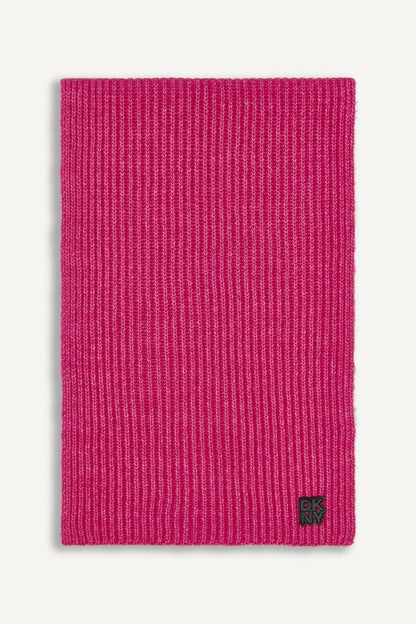 SHAKER STITCH RIB SCARF