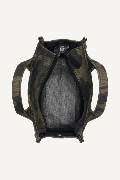 HADLEE SMALL LOGO EMBROIDERED CAMO TOTE