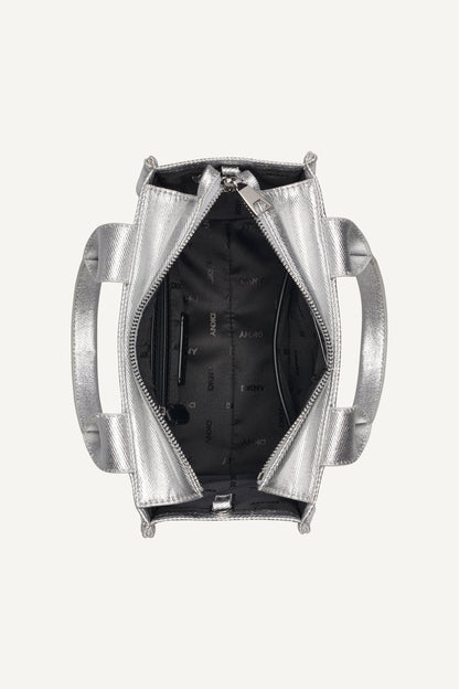 HADLEE SMALL METALLIC LOGO TOTE