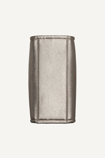 HADLEE SMALL METALLIC LOGO TOTE