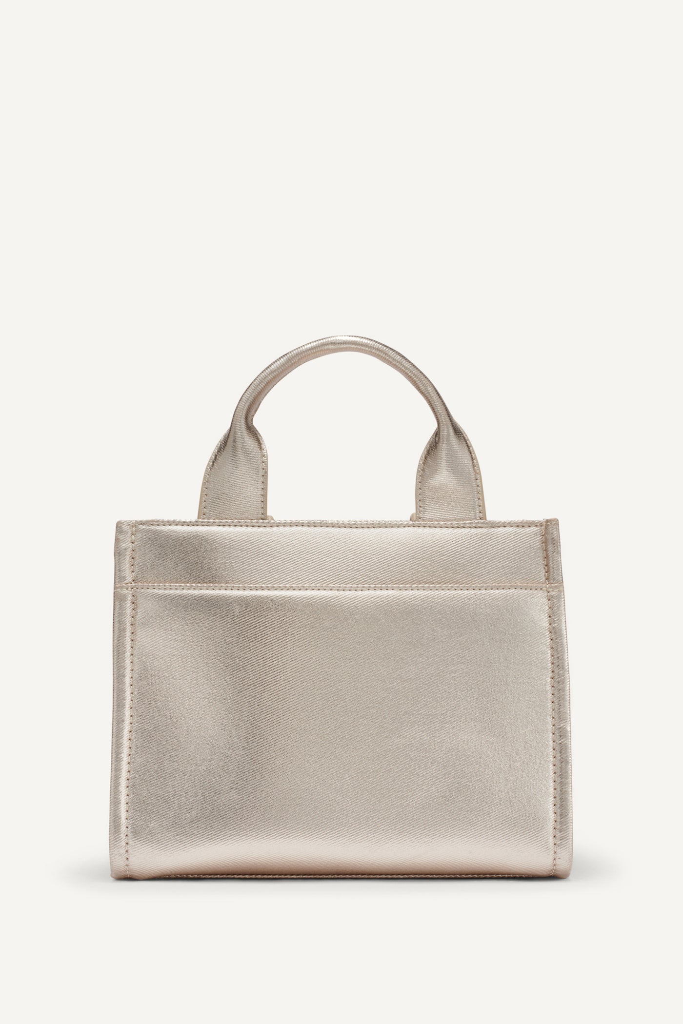 HADLEE SMALL METALLIC LOGO TOTE