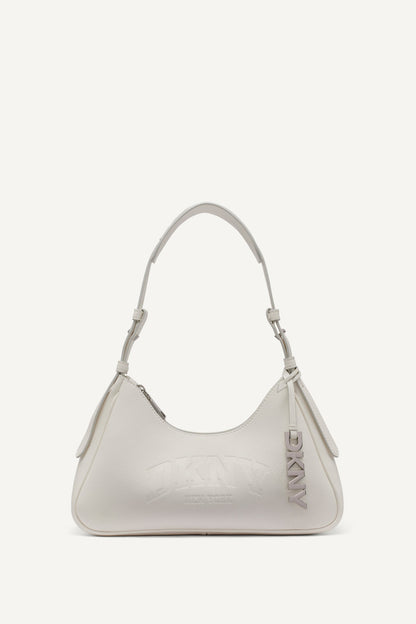 NELL LOGO EMBOSSED SHOULDER BAG