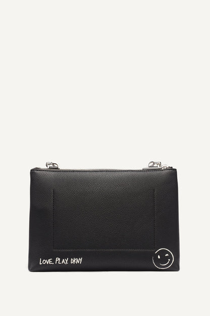 TINSLEY GRAFFITI LOGO CROSSBODY