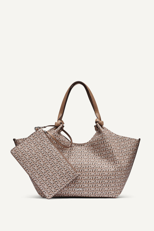PAULA NEW YORK LOGO MEDIUM TOTE