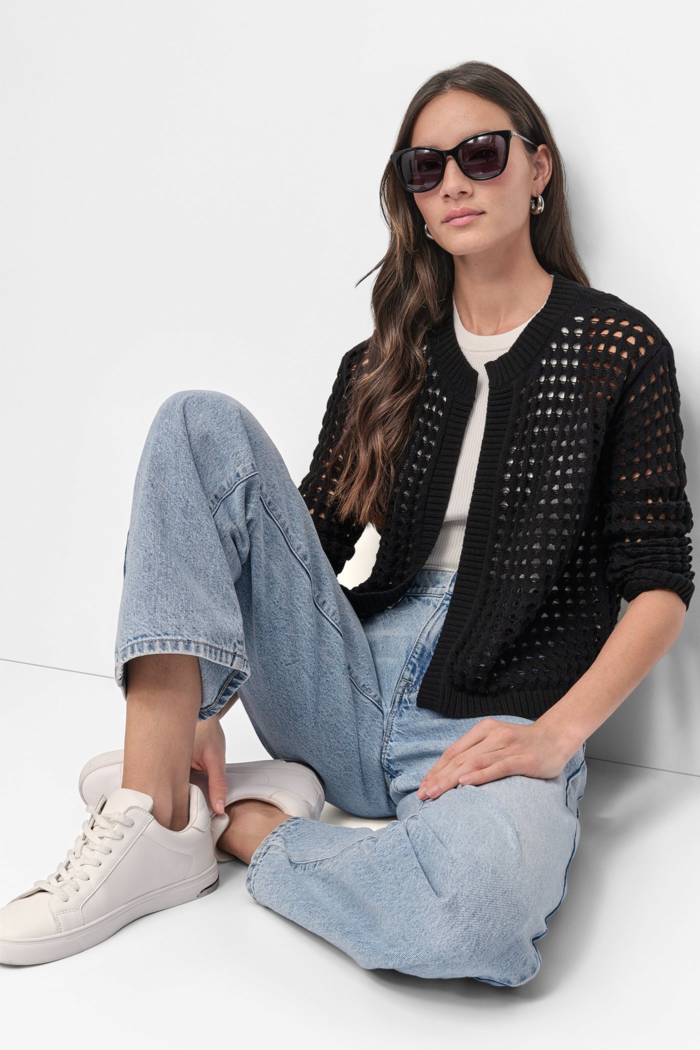 OPEN STITCH CARDIGAN