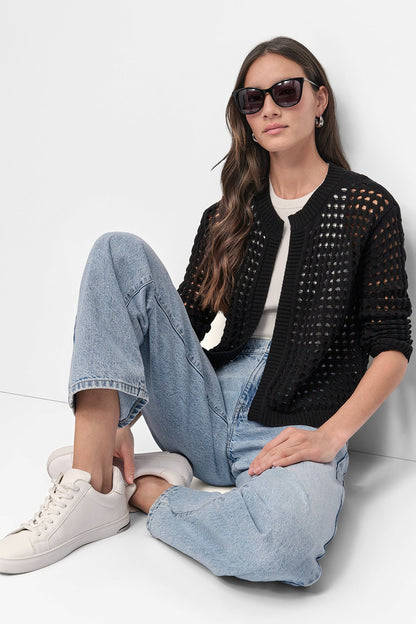 OPEN STITCH CARDIGAN