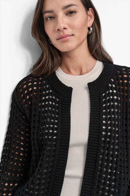 OPEN STITCH CARDIGAN