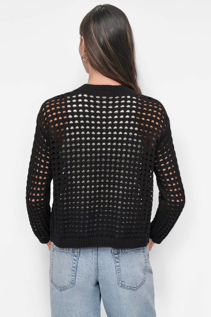 OPEN STITCH CARDIGAN