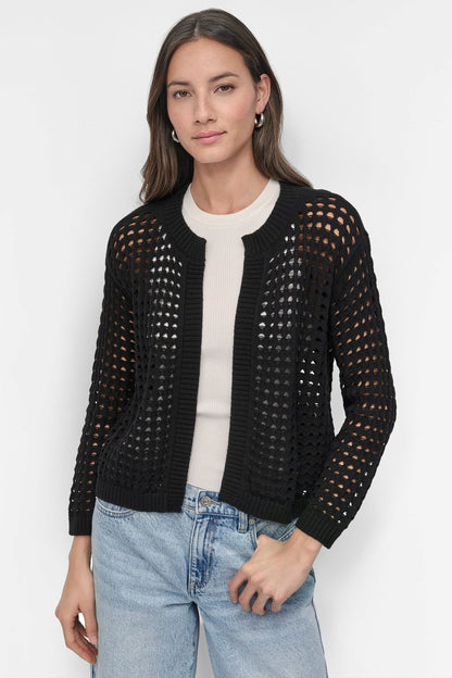 OPEN STITCH CARDIGAN