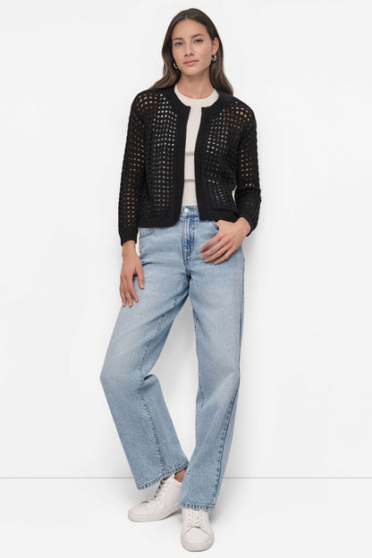 OPEN STITCH CARDIGAN