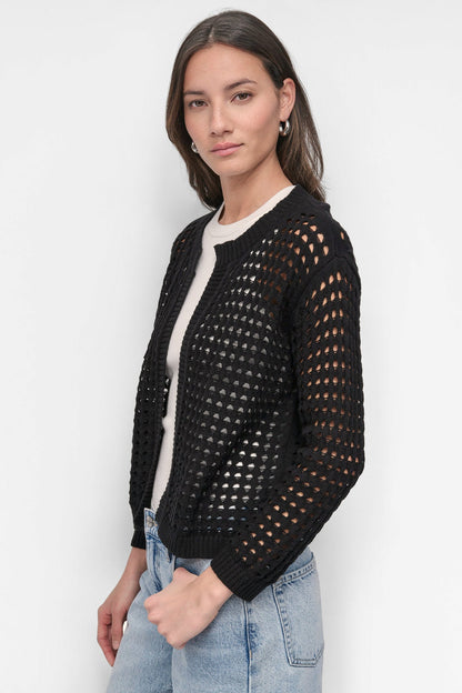 OPEN STITCH CARDIGAN