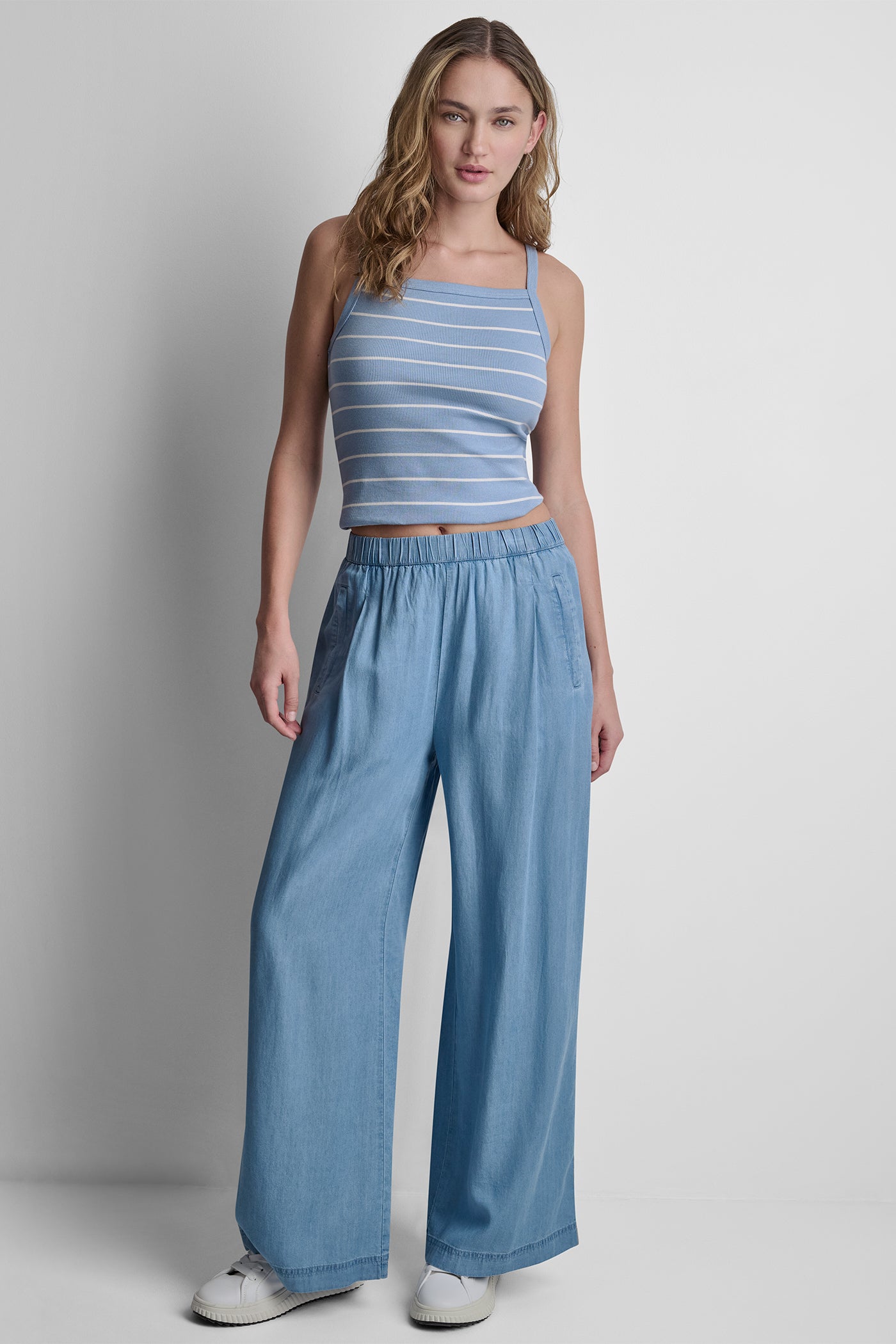 WIDE LEG TENCEL PANT
