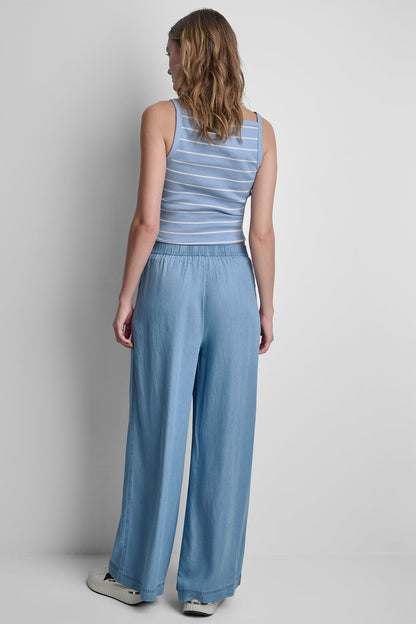 WIDE LEG TENCEL PANT
