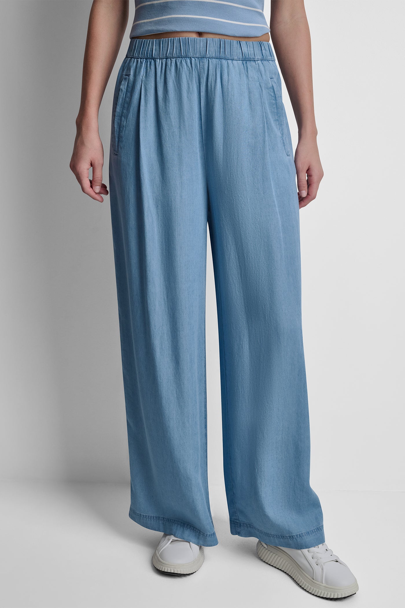 WIDE LEG TENCEL PANT