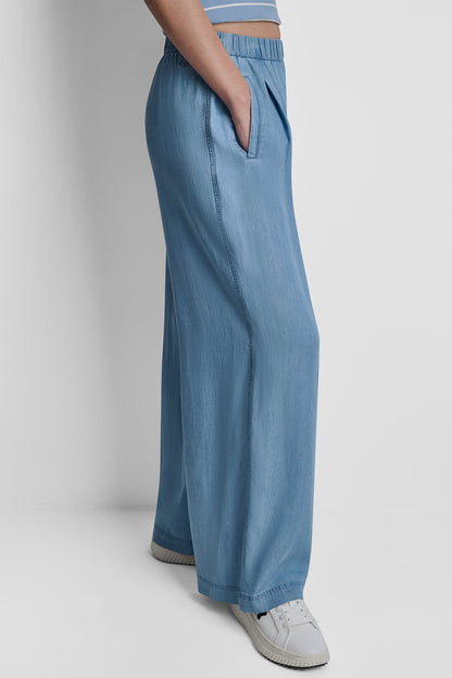 WIDE LEG TENCEL PANT