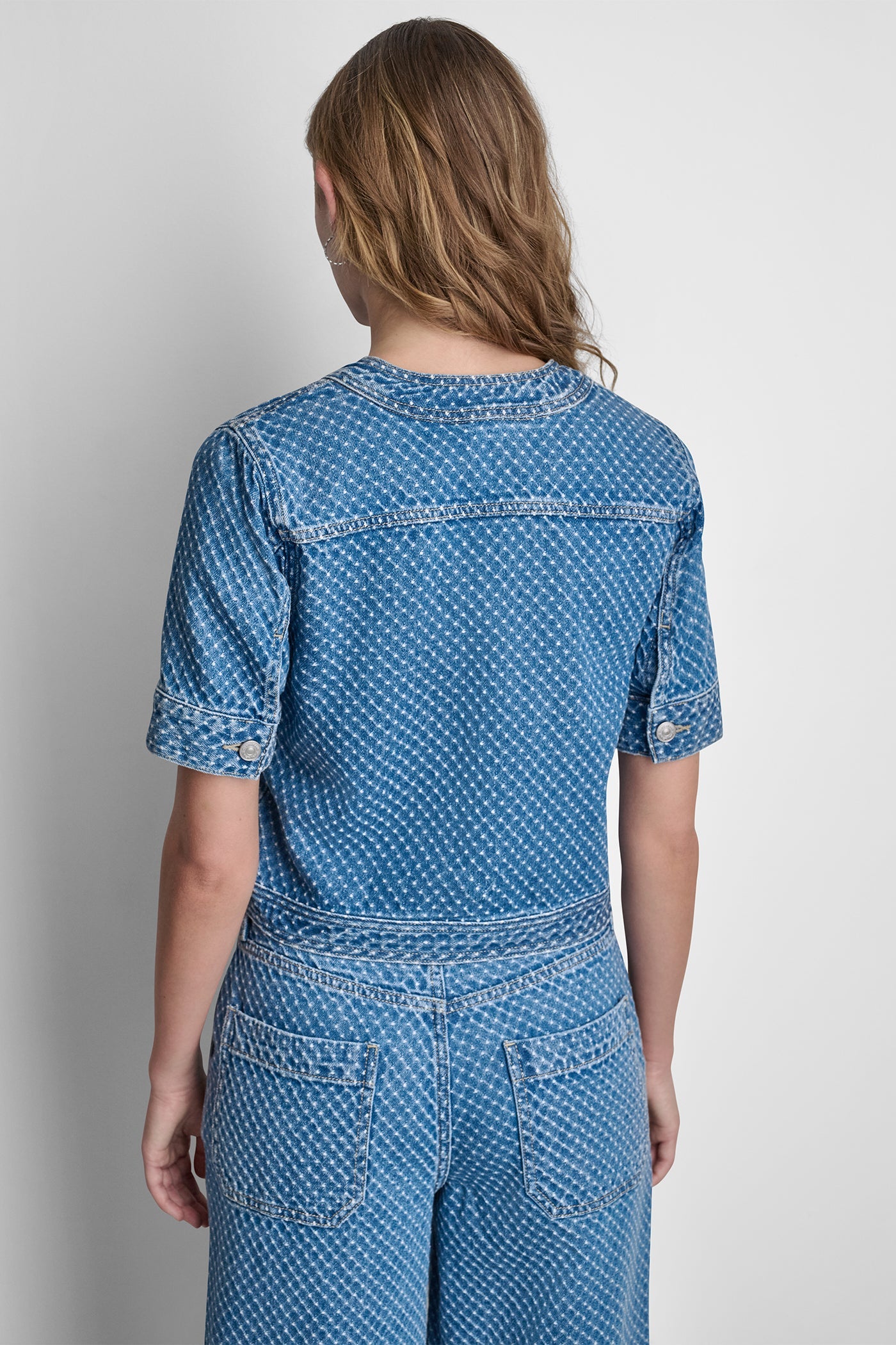 PATCH POCKET DENIM SHIRT JACKET