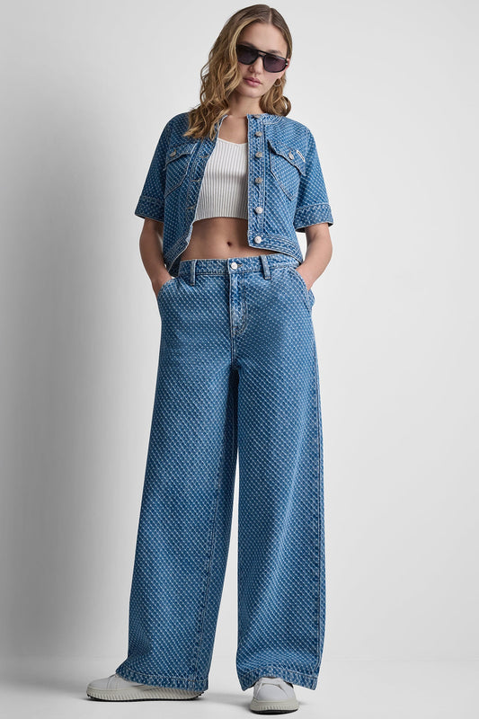 MID-RISE WIDE LEG WITH SLASH POCKETS