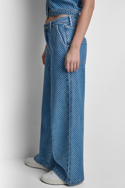 MID-RISE WIDE LEG WITH SLASH POCKETS