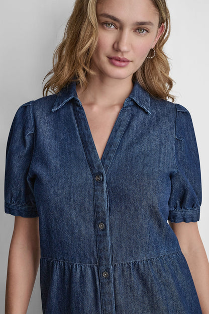 DENIM MINI DRESS