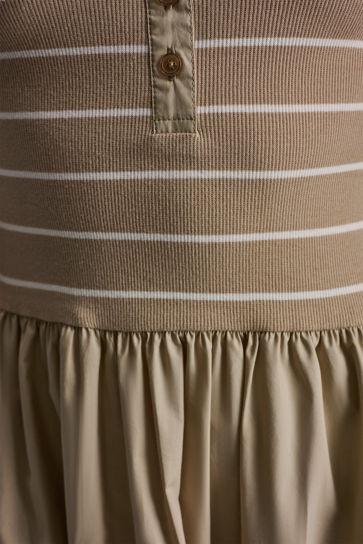 RIB HENLEY TANK MAXI DRESS
