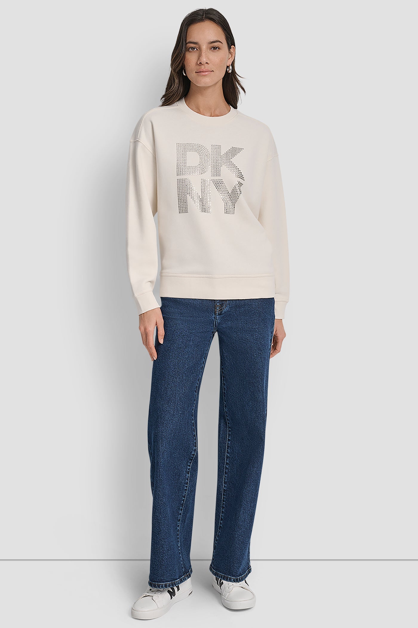 EMBELLISHED LOGO SWEATSHIRT