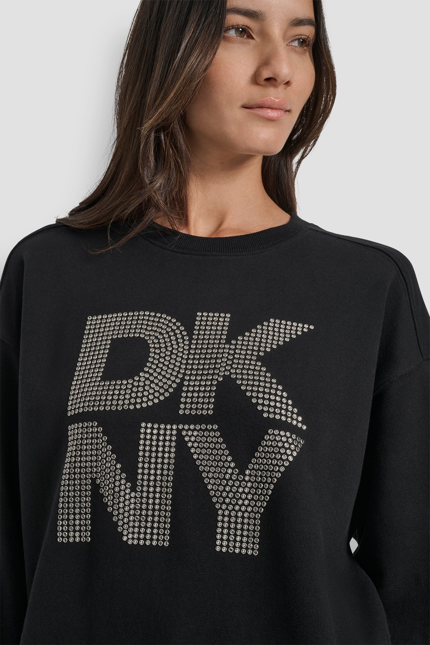 EMBELLISHED LOGO SWEATSHIRT