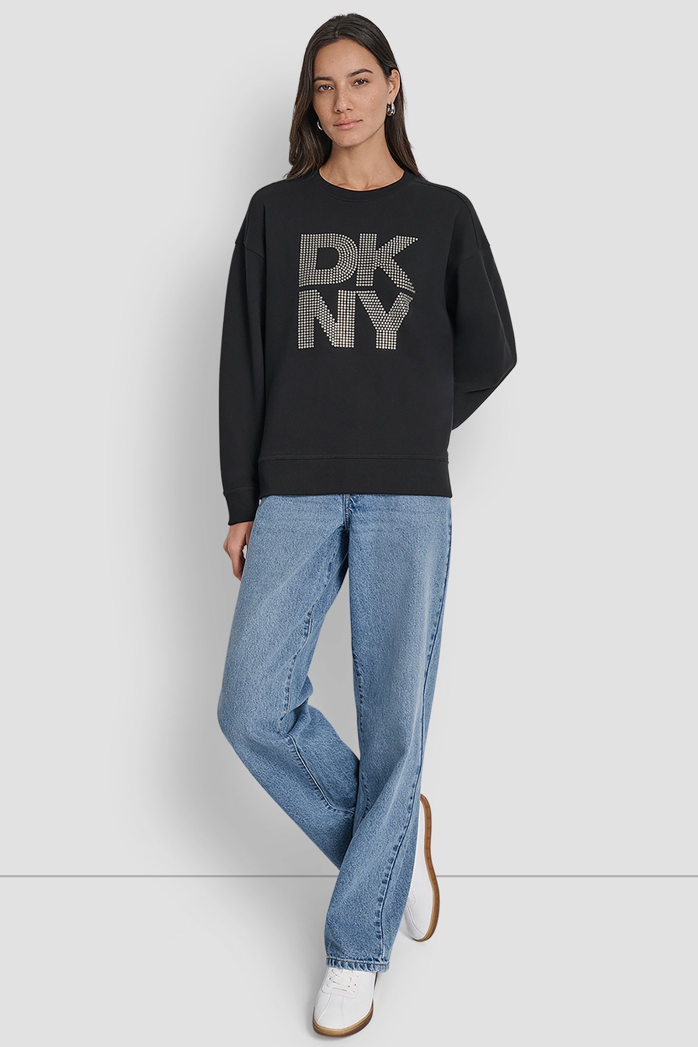 EMBELLISHED LOGO SWEATSHIRT