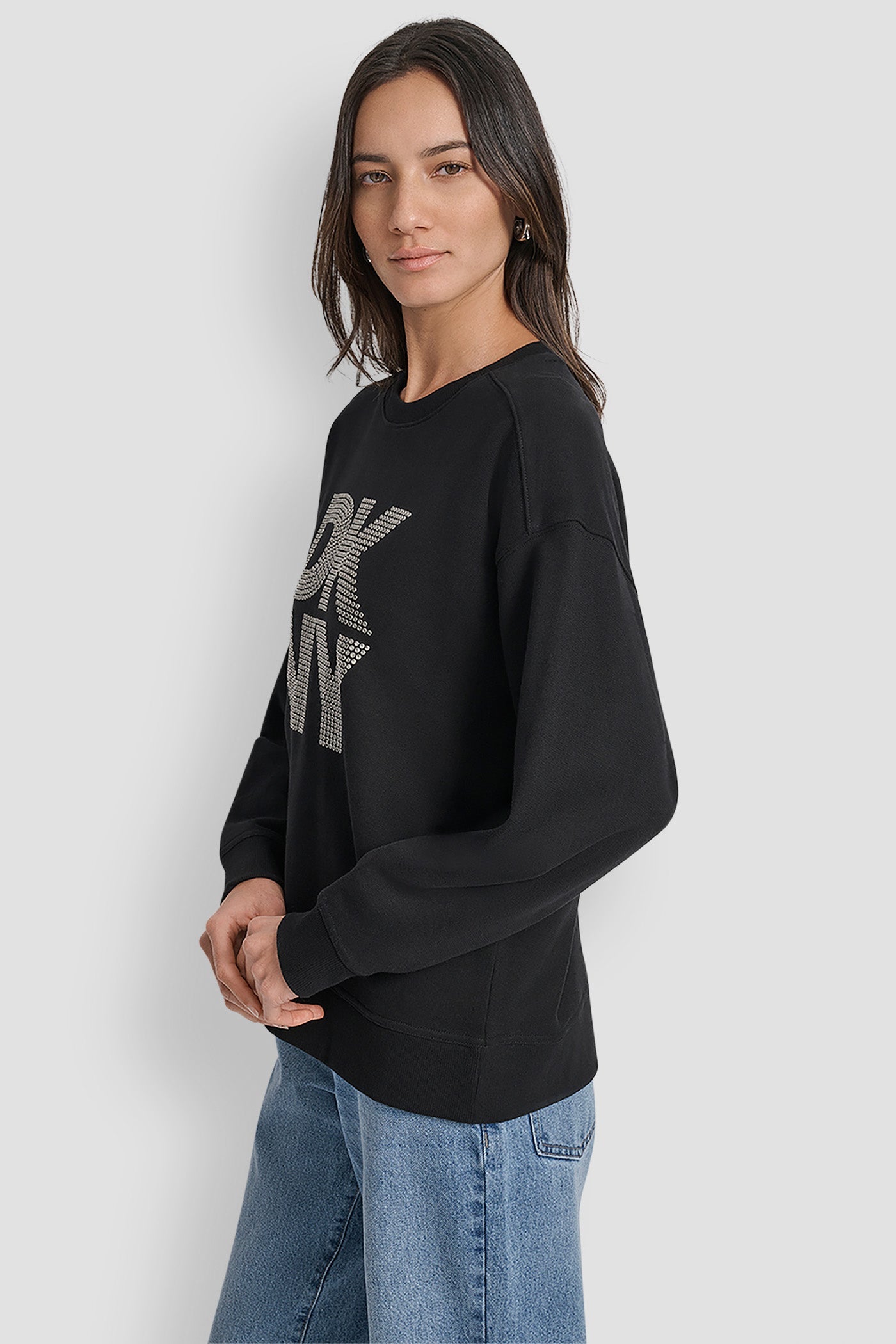 EMBELLISHED LOGO SWEATSHIRT