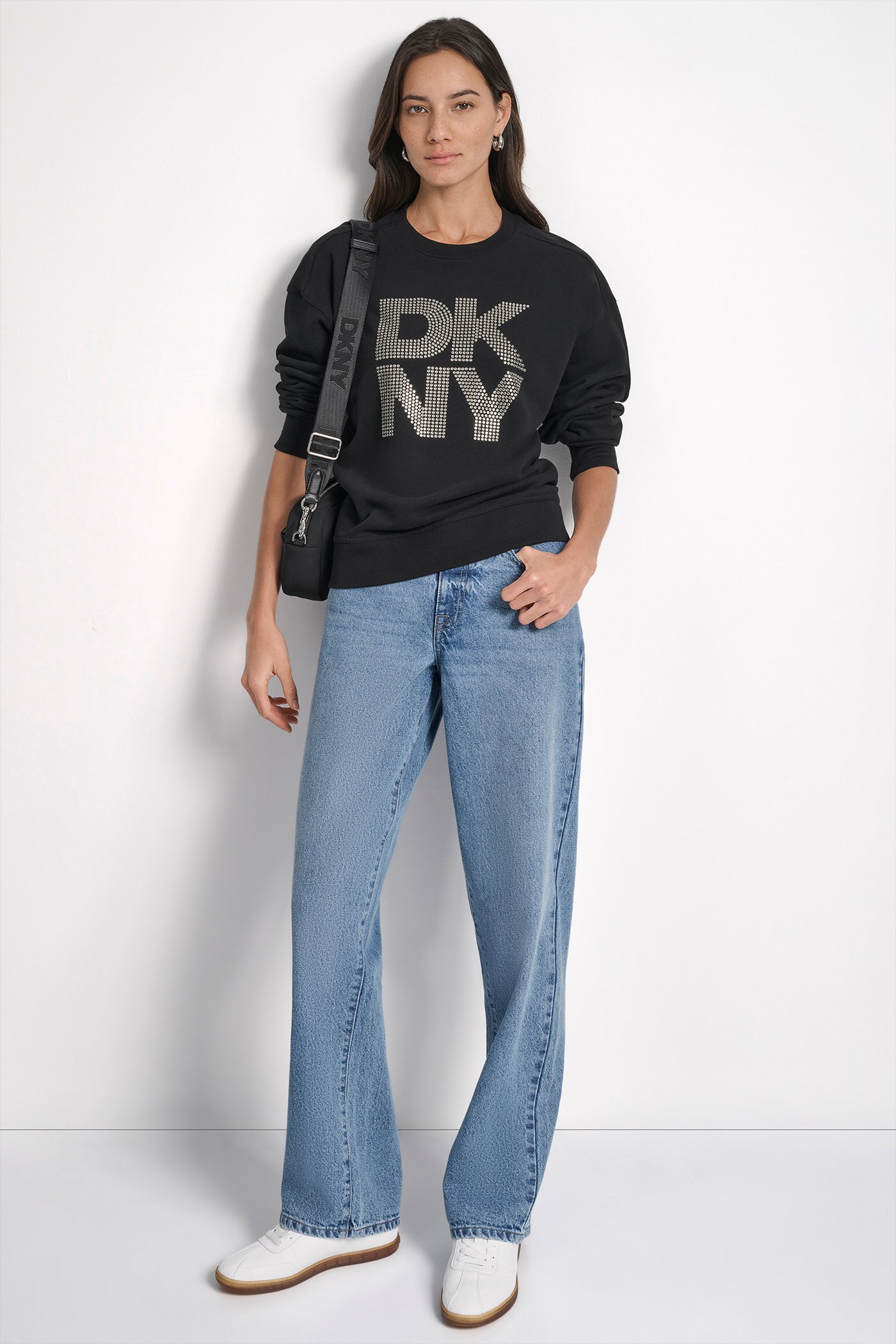 EMBELLISHED LOGO SWEATSHIRT