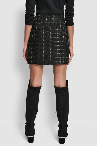 BOUCLE TWEED MINI SKIRT