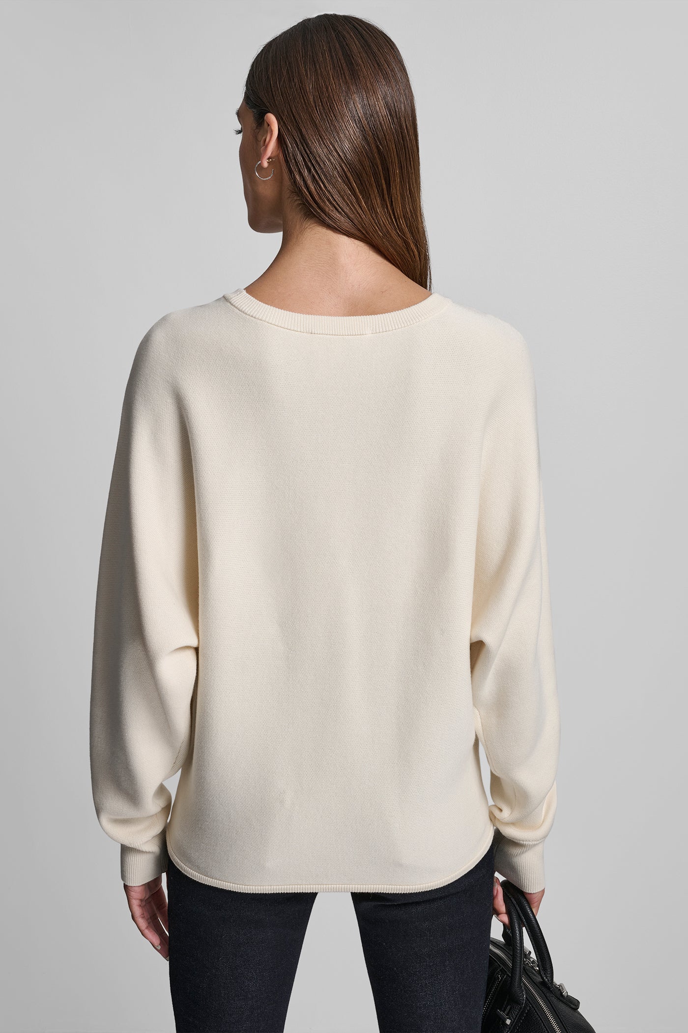 SEQUIN LOGO SWEATER