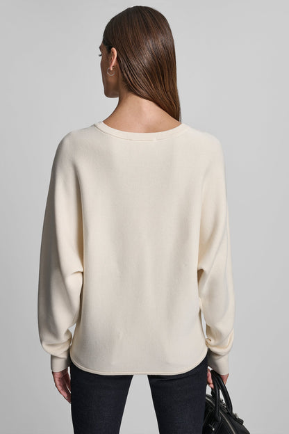 SEQUIN LOGO SWEATER