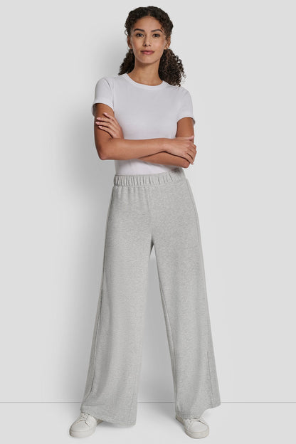SEQUIN STRIPE WIDE LEG PANT