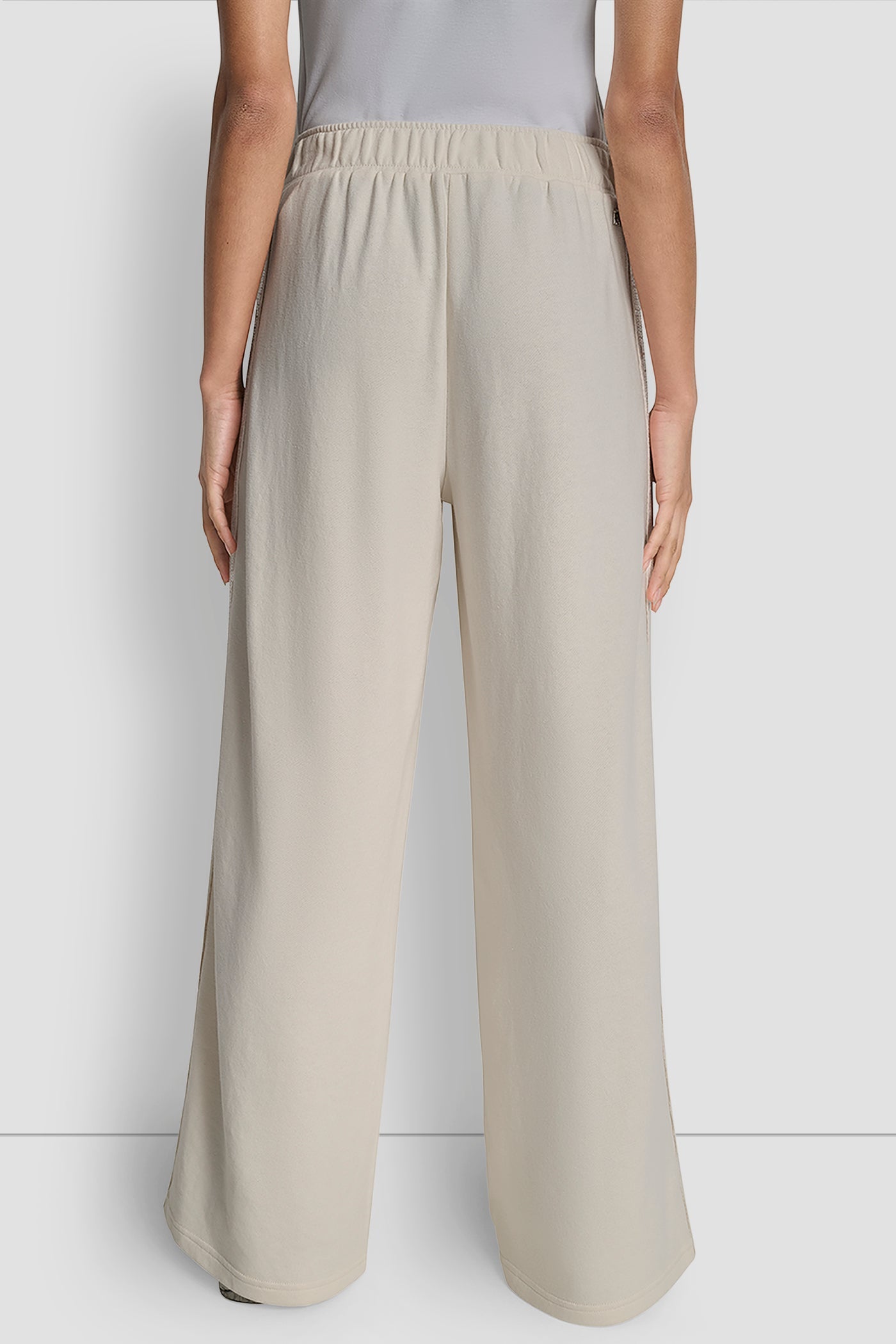 SEQUIN STRIPE WIDE LEG PANT