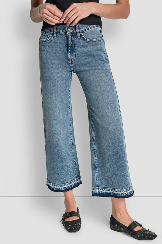 MID-RISE CROPPED WIDE LEG