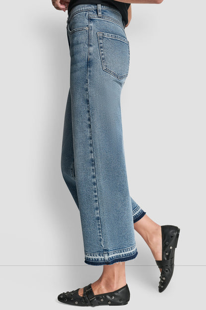 MID-RISE CROPPED WIDE LEG