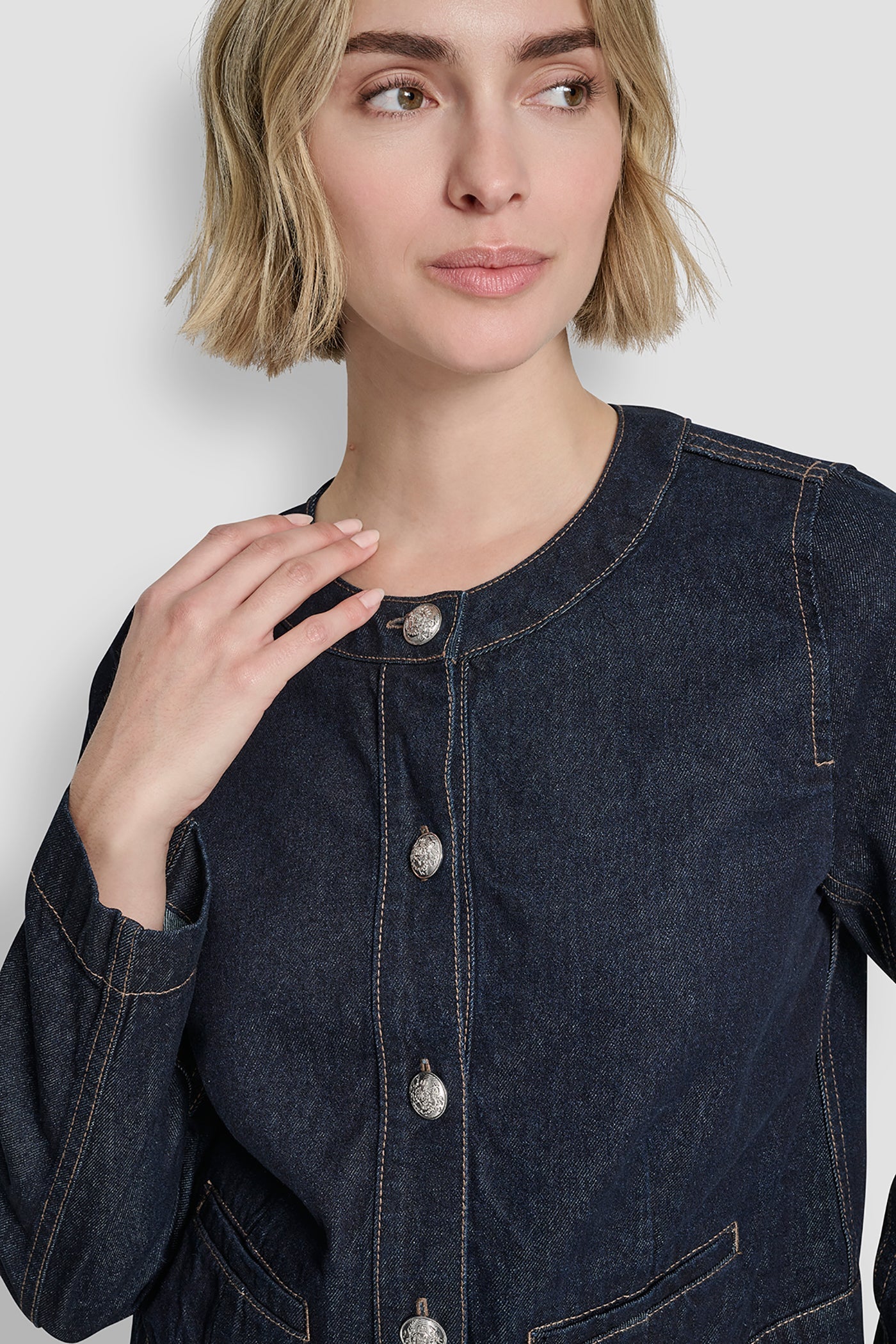 DENIM CARDIGAN