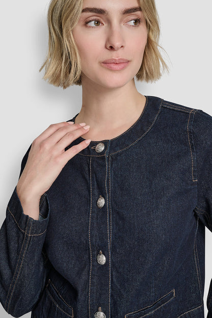 DENIM CARDIGAN