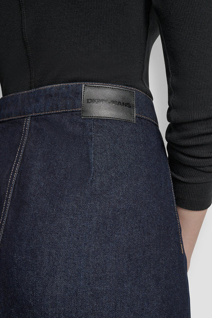 HIGH-RISE BUTTON FRONT MINI SKIRT