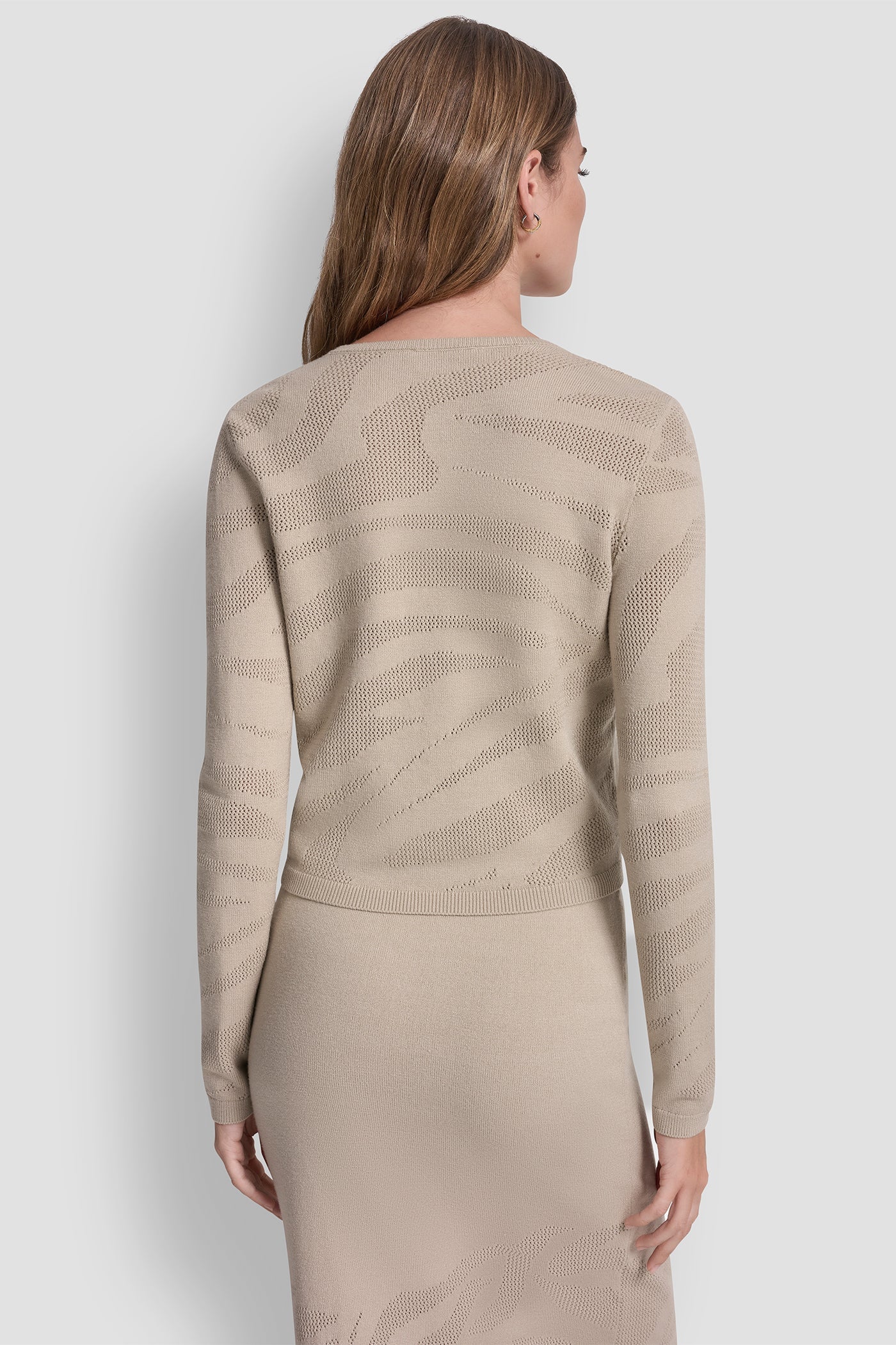 ZEBRA POINTELE SWEATER