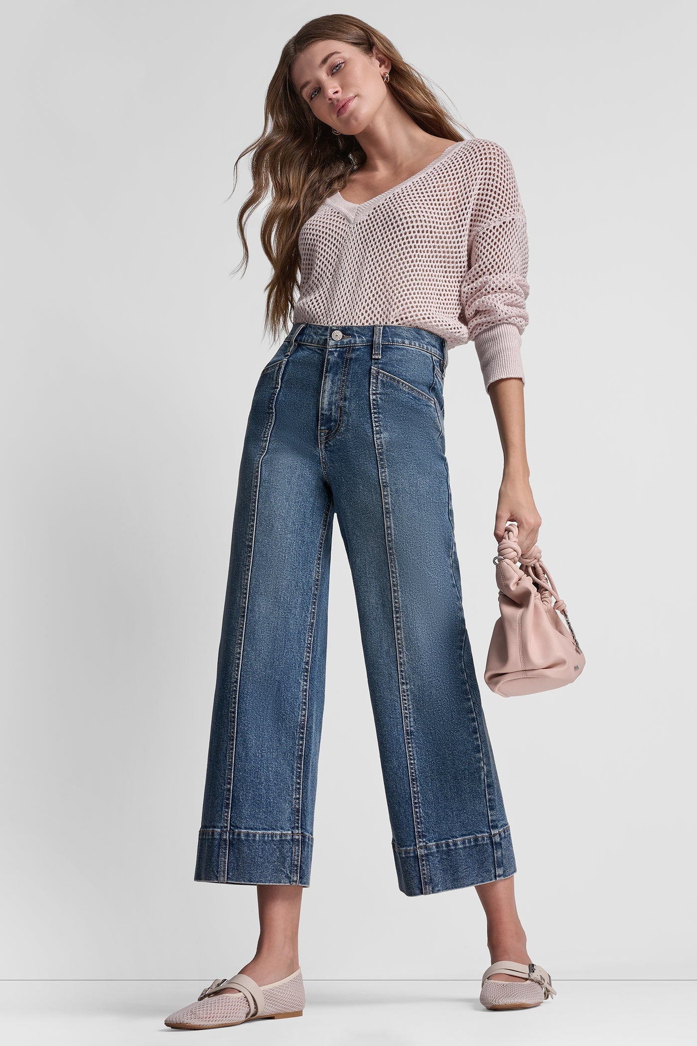 HIGH-RISE CROPPED UTILITY WIDE LEG