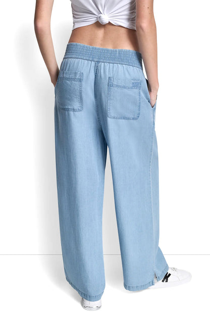WIDE LEG PULL-ON PANT