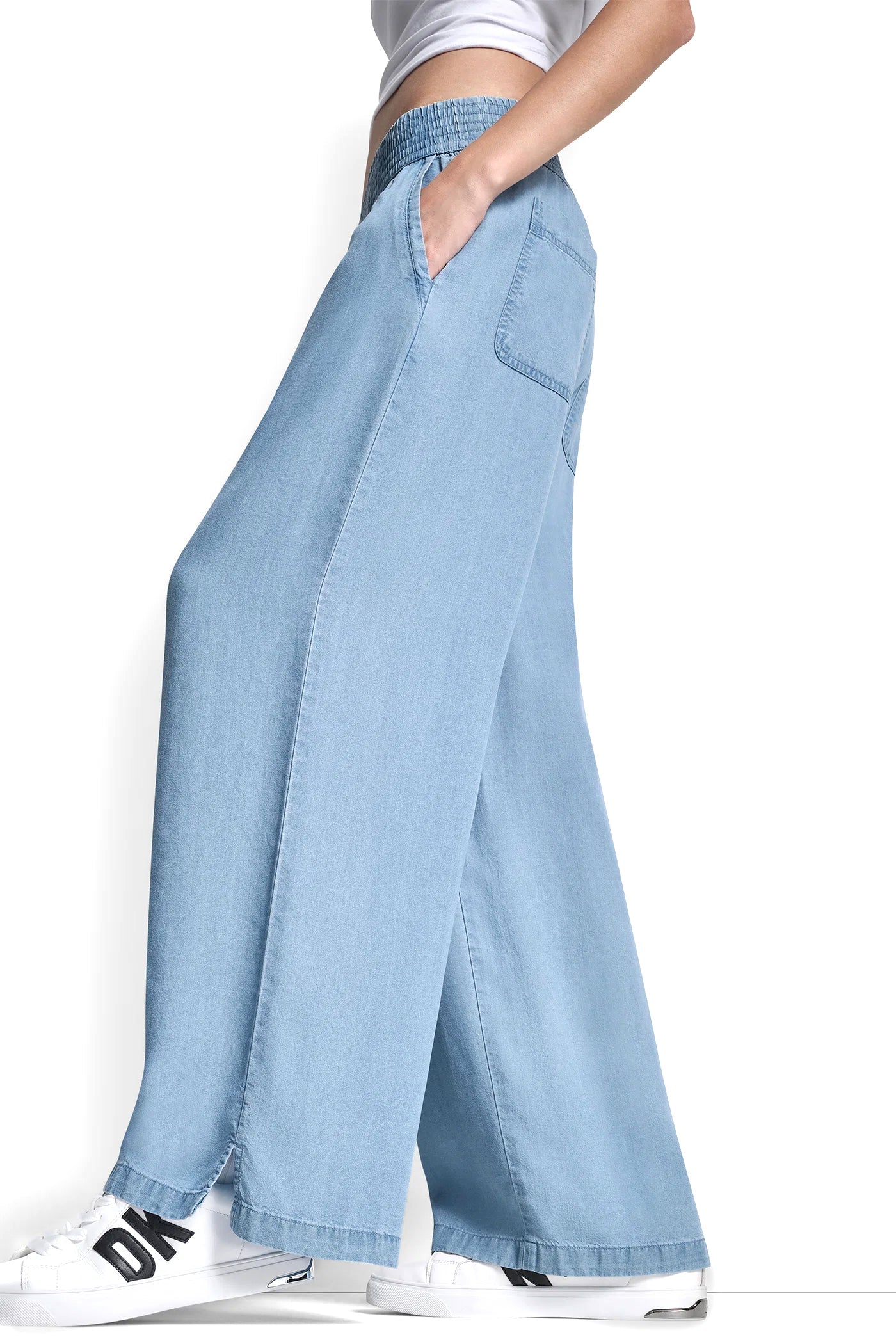WIDE LEG PULL-ON PANT