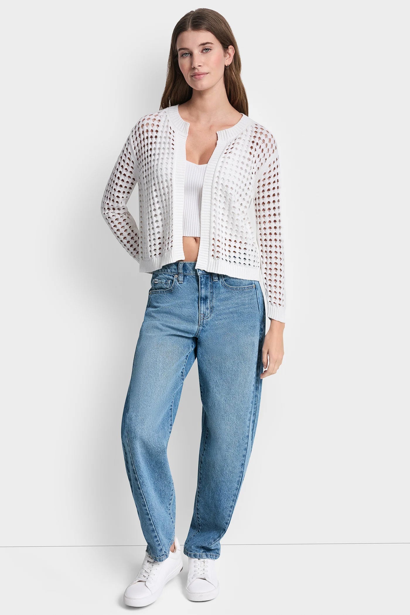 OPEN STITCH CARDIGAN