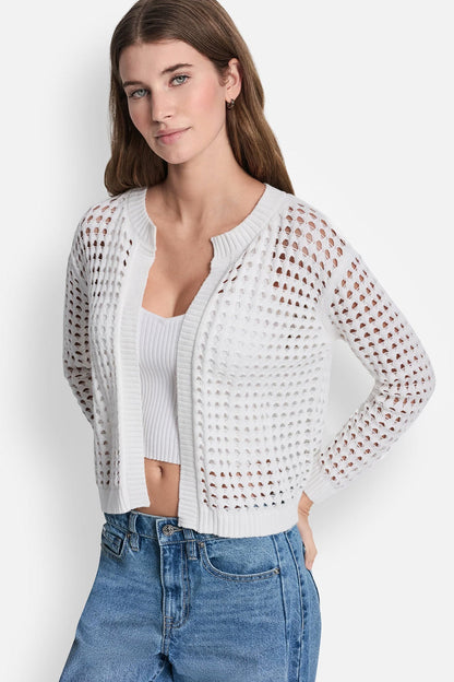 OPEN STITCH CARDIGAN