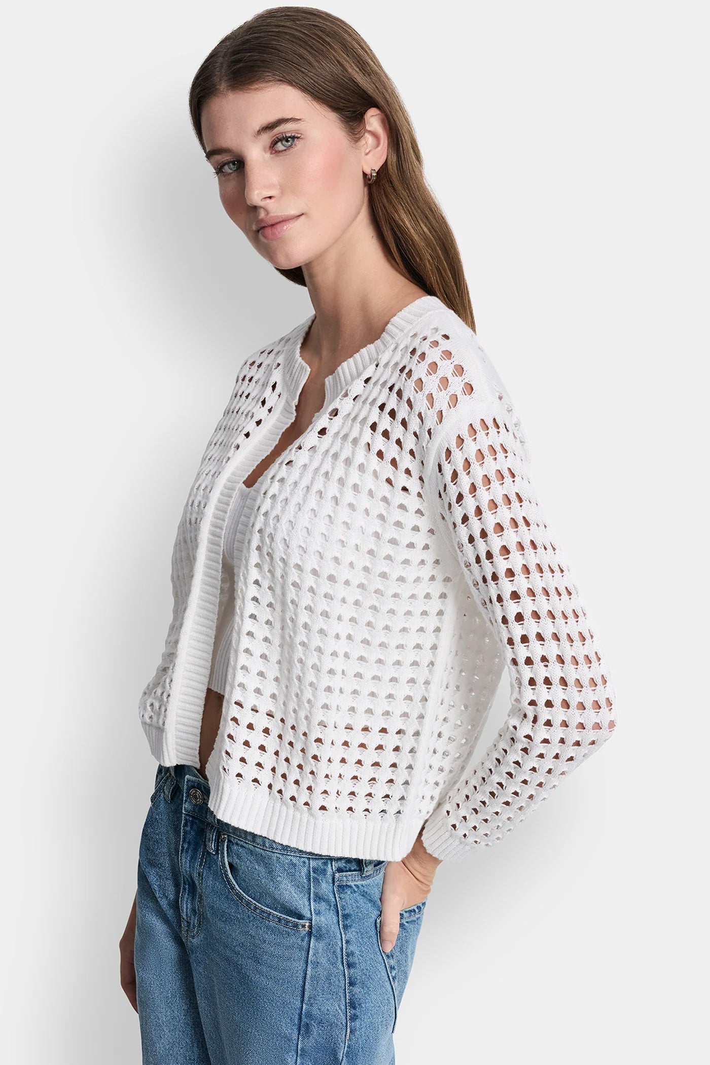 OPEN STITCH CARDIGAN