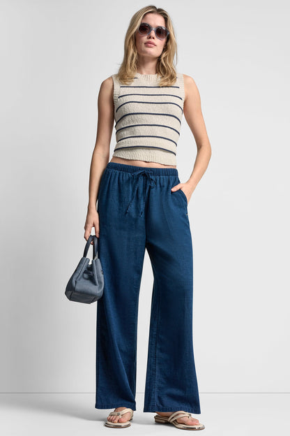 HIGH-WAIST PULL-ON PANT