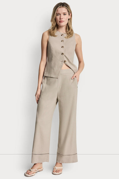LINEN-BLEND PANT